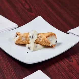 two pieces of bread on a plate