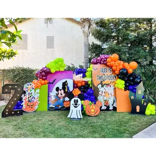 Two spooky massive set up for a special boys 2nd birthday