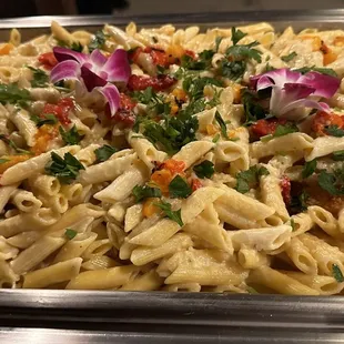 Penne Pasta with Alfredo Sauce