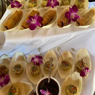 Pork Siu Mai and lumpia