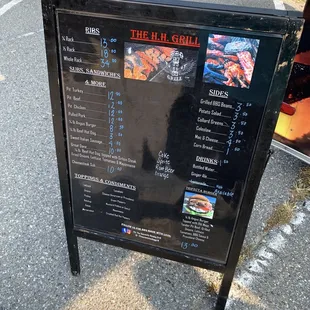 Menu (September 2022)