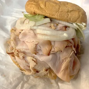 Pit Turkey Sandwich