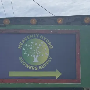 Front sign