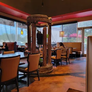 Inside restaurant view