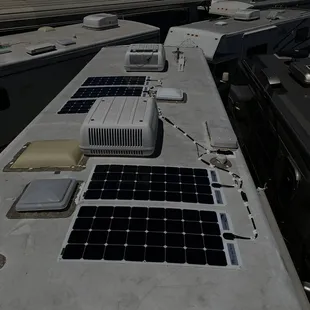 custom GP flex 5 panel solar install.