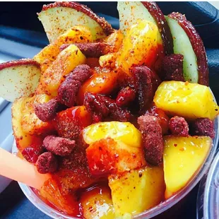 Our Famous " Tamarindo Obsessed " mango &amp; tamarindo apple slices !!