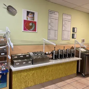 a variety of food items