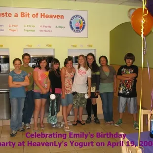 We hosted Birthday party.