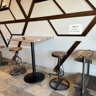 tables and stools