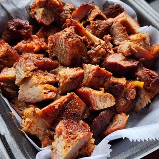 Smoked turkey tips