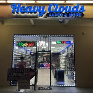 Front of store