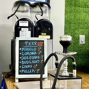 Beer Menu &amp; Hookah