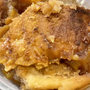 amazing crust flaky yummy peach cobbler