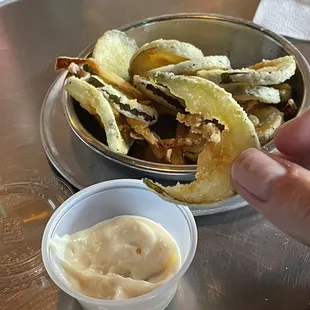 Fried BNB Pickles