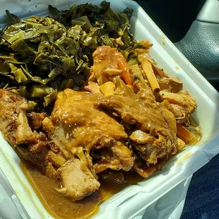 Turkey wings and double greens!