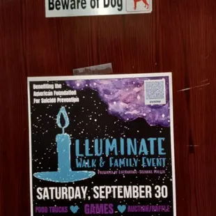 a poster for a dog show