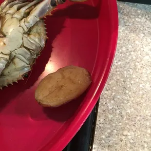 Crab and potato