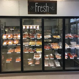 a refrigerated freezer