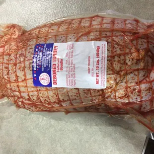 Boudin stuffed turkey. This was a have to try it&apos;s huge, all 5 of my kids loved it and we had a ton left over