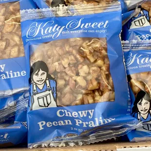 Katy Sweet pecan praline.