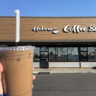 Outside / Iced Mocha without whipped cream