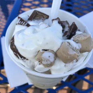 Flurry with pb cups and cookie dough.