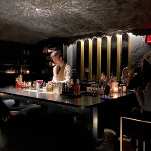 Bar area.