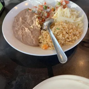 Chicken fajita sides