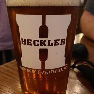 Heckler Brewing merch available too!