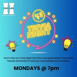 Trivia Mondays!