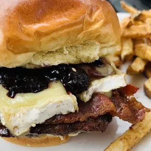 Blueberry Brie Burger