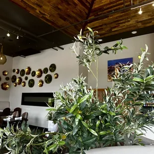 the interior of a restaurant