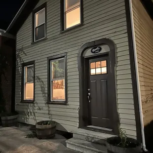 Outside private room - house next door