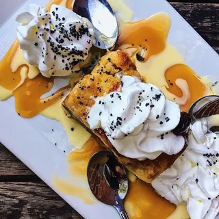 Salted Caramel-Bourbon Pretzel Bread Pudding