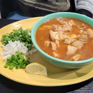Menudo (only served on Sundays)
