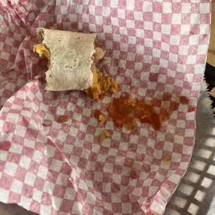 Leftovers of my burrito