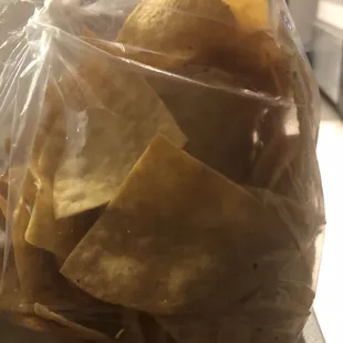 Tortilla chips made fresh