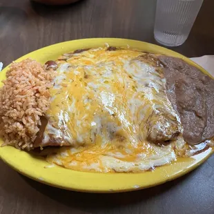 Spinach &amp; Mushroom Enchiladas