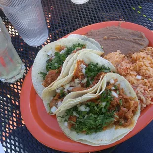 Chipotle tacos dinner.