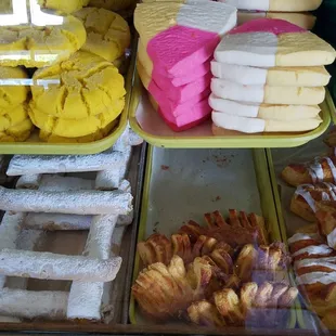 a variety of pastries