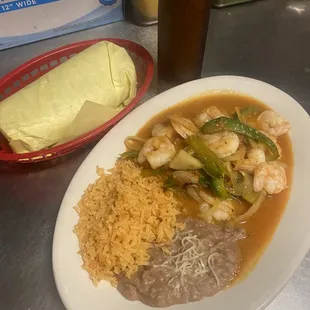 Camarones rancheros