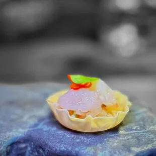 Sweet Shrimp with Lotus Root Salad | @wha.eva.eats