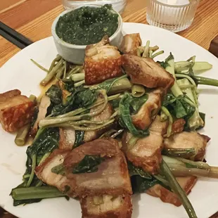 Sauteed Water Spinach