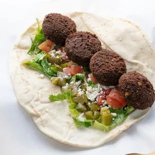 Falafel wrap