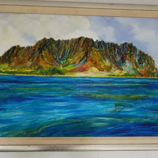 I painted this on site on a clear morning
