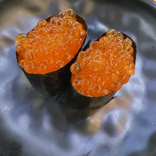 Salmon egg sushi