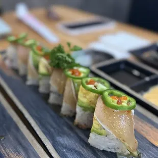 sushi and sashimi, food, sashimi, sushi