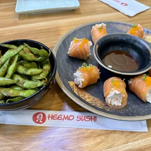 Spicy Garlic Edamame