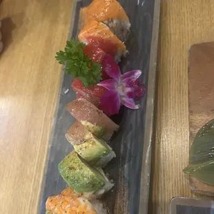 Spicy Rainbow Roll