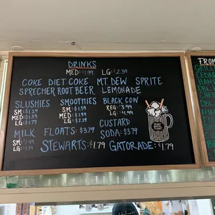 the menu